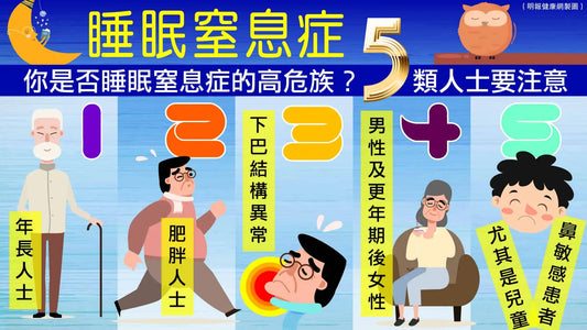 睡眠窒息症5類人士提高警覺 初確糖尿病、高血壓患者宜考慮做睡眠測試評估